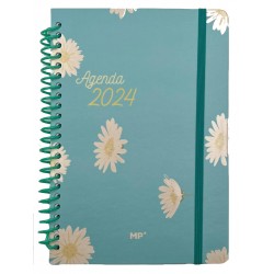 Agenda Ipb A5 2024 Spira, Datata Saptamanal, Cu Elastic, Hardcover Pastel Pb24-05