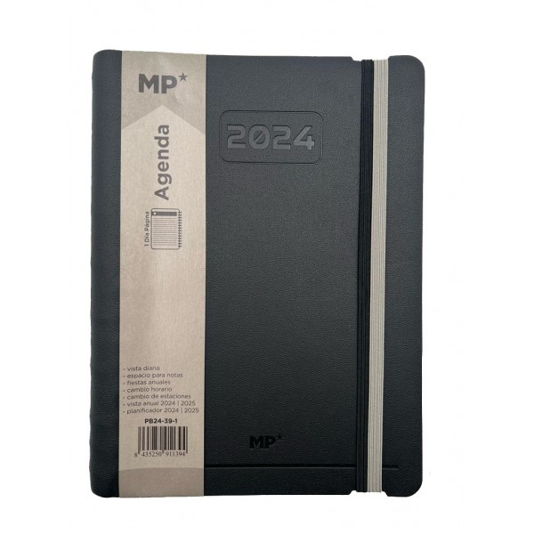 AGENDA PROFESIONALA IPB A5 2024 SPIRA, DATATA ZILNIC, CU ELASTIC, NEAGRA  PB24-39-1