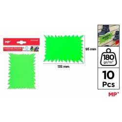 Eticheta Pret Ipb 135*95mm 10/set Verde Neon Pn340-03