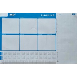 Planner Birou Saptamanal Ipb 2024-2025 60*40cm Albastru Pn243-01