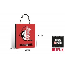 Sacosa Cadou Ipb 37*12*27cm La Casa De Papel Nfcp018-01