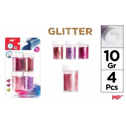 Glitter Ipb 10gr 4/set Mix Roz Pm253-04