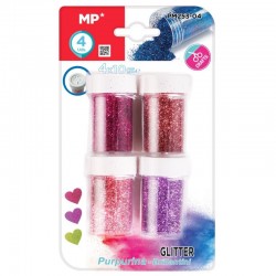 Glitter Ipb 10gr 4/set Mix Roz Pm253-04