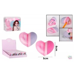 Ascutitoare Cu Radiera Forma Inima Big Dream Girls Bd23044