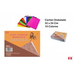 Carton Ondulat Ipb 32*24cm 10/set Culori Asortate Pn215