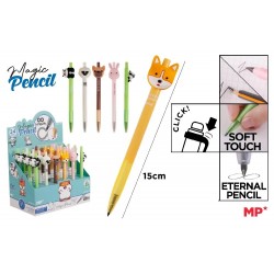 Creion Grafit Cu Click Ipb Scriere Infinita Animalele Padurii Pe355-06