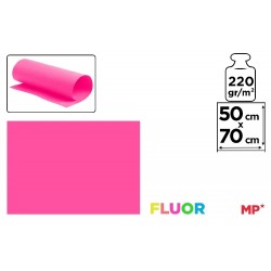 Carton Color Ipb 50*70cm 220gr Roz Neon Pn253