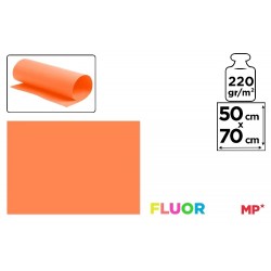 Carton Color Ipb 50*70cm 220gr Portocaliu Neon Pn254
