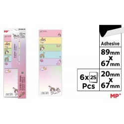 Stick Index Ipb Unicorn 20*67mm 6*25pcs Pn149-32