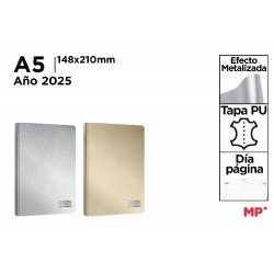 Agenda Ipb A5 2025 Datata Zilnic, Hard Cover, Diverse Culori Pb25-60-09