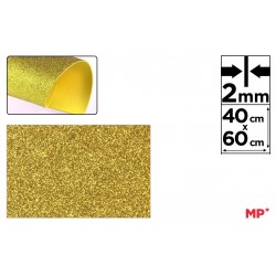 Coala Gumata Glitter Ipb 40*60cm 2mm Auriu Pn574-02