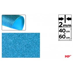Coala Gumata Glitter Ipb 40*60cm 2mm Albastru Deschis Pn574-12