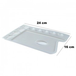 Paleta Plastic Pentru Pictura Ipb 24*16cm Pp413