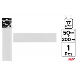 Hartie Creponata Ipb 50*200cm 17gr Alb Pn222-02