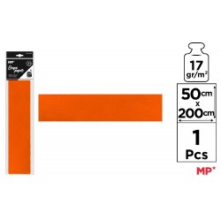 Hartie Creponata Ipb 50*200cm 17gr Portocaliu Pn222-08