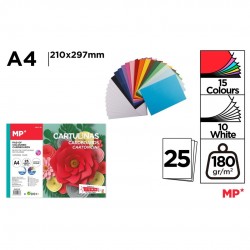 Carton Color Ipb A4 180gr 25/set Culori Asortate Pn211-25