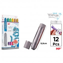 Tempera Stick Ipb 12/set Artix Culori Metalice Pp206-12