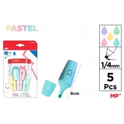 Mini Textmarker Ipb 5/set Culori Pastel Pe508