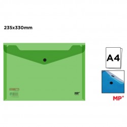Mapa Plastic Ipb A4 Cu Capsa Verde Inchis Transparent Pc543-08