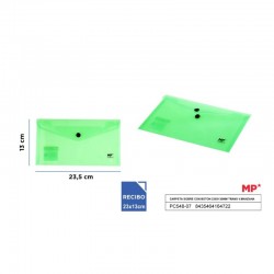 Mapa Plastic Ipb Dl Cu Capsa Verde Transparent Pc548-07