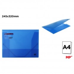 Dosar Plic Pp A4 Ipb Cu Elastic Albastru Azur Translucid Pc552-04