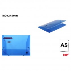 Dosar Plic Pp A5 Ipb Cu Elastic Albastru Azur Translucid Pc554-04