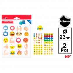 Sticker Ipb 23mm 2 Coli/set Emoji Pn125-21