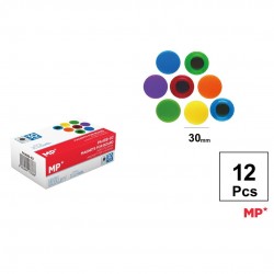 Magneti Ipb 30mm 12/set Color Pa488-02