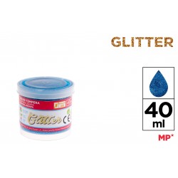 Tempera Glitter Ipb 40ml Albastru Pp614-05