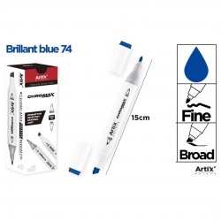 Art Marker Ipb 2 Capete Albastru Briliant 74 Pp915-74 N