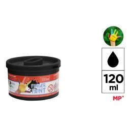 Tempera Pentru Degete Ipb 120ml Negru Pp615-08