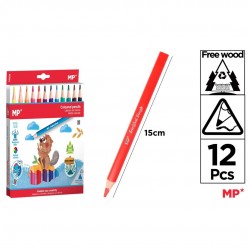 Creioane Colorate Ipb Triunghiulare Jumbo 12/set Pp828