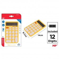 Calculator Style Ipb 12dig Galben Pe033-4