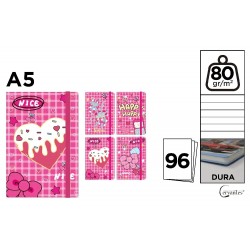 Notes Ipb A5 Cervantes Cu Elastic Happy Pb829-68