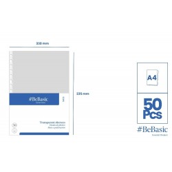 Folie Protectie Bebasic A4 30 Mic Cristal 50/set S034