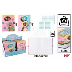 Jurnal Cu Lacat Ipb 178*130mm 80f Cervantes Funny Pets Pb891-03