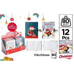 Jurnal Cu Lacat Ipb 178*130mm 80f Cervantes Merry Christmas Ch24078