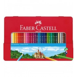Lec Creioane Colorate Faber-castell 36/set  Fc115886 Cutie Metal