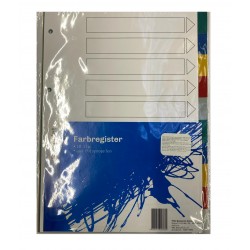 Eu Separator Index  Plastic A4 10 Culori 221040