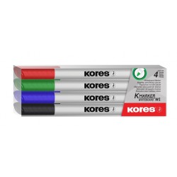 Lec Marker Whiteboard Kores Slim 4/set Ko22840